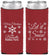 Custom Christmas Neoprene Slim Can Coolers - Let Is Snow | 280088