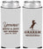 Custom Wedding Neoprene Slim Can Coolers - Got Hitched | 296