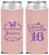 Custom 16th Birthday Neoprene Slim Can Coolers - Butterfly | 300005