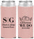 Custom Rehearsal Dinner Neoprene Slim Can Coolers - Tomorrow We Do | 30003