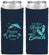 Custom Wedding Neoprene Slim Can Coolers - Started On The Beach | 310