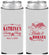 Custom Derby Day Neoprene Slim Can Coolers - Hats And Horses | 320005