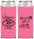 Custom 21st Birthday Neoprene Slim Can Coolers - Sip Sip Hooray Vegas | 340006