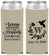 Custom Wedding Neoprene Slim Can Coolers - Love Laughter Happily | 345