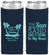 Custom Wedding Neoprene Slim Can Coolers - Beach | 350