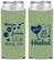 Custom Wedding Neoprene Slim Can Coolers - We Got Hooked Fish | 396