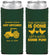 Custom Wedding Neoprene Slim Can Coolers - Got Hitched Tractor | 397