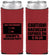 Custom Bachelor Party Neoprene Slim Can Coolers - Caution Expires On | 40012