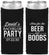Custom Bachelor Party Neoprene Slim Can Coolers - Beer And Boobs | 40027