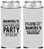 Custom Bachelor Party Neoprene Slim Can Coolers - Last Night Of Freedom | 40029