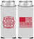 Custom Bachelor Party Neoprene Slim Can Coolers - Star Spangled Hammered | 40032