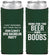 Custom Bachelor Party Neoprene Slim Can Coolers - Beer And Boobs | 40039