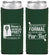 Custom Bachelor Party Neoprene Slim Can Coolers - Golf Par Tee | 40043