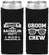 Custom Bachelor Party Neoprene Slim Can Coolers - Groom Crew | 40047