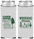 Custom Bachelor Party Neoprene Slim Can Coolers - Camping | 40065