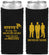 Custom Bachelor Party Neoprene Slim Can Coolers - Squad | 40068