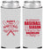 Custom Bachelor Party Neoprene Slim Can Coolers - Baseball | 40075