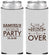 Custom Bachelor Party Neoprene Slim Can Coolers - Hunt Is Over | 40084