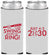 Custom Bachelor Party Neoprene Slim Can Coolers - Baseball | 40087