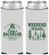 Custom Bachelor Party Neoprene Slim Can Coolers - Camping | 40093