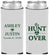Custom Wedding Neoprene Slim Can Coolers - The Hunt Is Over | 422