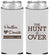 Custom Wedding Neoprene Slim Can Coolers - The Hunt Is Over | 427