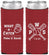 Custom Wedding Neoprene Slim Can Coolers - Baseball | 443