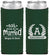 Custom Wedding Neoprene Slim Can Coolers - Monogram | 464