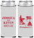 Custom Wedding Neoprene Slim Can Coolers - Washington Dc | 501