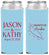 Custom Wedding Neoprene Slim Can Coolers - Aruba | 504