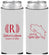 Custom Wedding Neoprene Slim Can Coolers - Costa Rica | 518