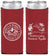 Custom Wedding Neoprene Slim Can Coolers - Domincan Republic | 523