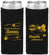 Custom Wedding Neoprene Slim Can Coolers - Jamaica | 531
