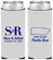Custom Wedding Neoprene Slim Can Coolers - Puerto Rico | 538