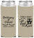 Custom Wedding Neoprene Slim Can Coolers - Take A Shot We Tied The Knot | 553