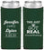 Custom Wedding Neoprene Slim Can Coolers - Just Got Real | 557