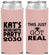 Custom Bachelorette Neoprene Slim Can Coolers - This Just Got Real | 60013