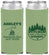 Custom Bachelorette Neoprene Slim Can Coolers - Camping | 60018