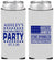 Custom Bachelorette Neoprene Slim Can Coolers - Star Spangled Hammered | 60025