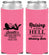 Custom Bachelorette Neoprene Slim Can Coolers - Raising A Little Hell | 60030