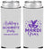 Custom Bachelorette Neoprene Slim Can Coolers - Mardi Gras | 60060