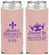 Custom Bachelorette Neoprene Slim Can Coolers - Mardi Gras | 60061