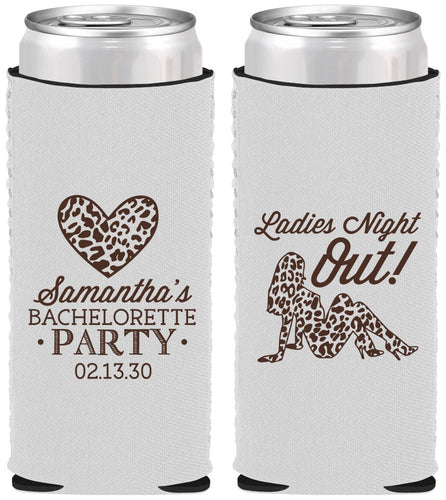 Custom Bachelorette Neoprene Slim Can Coolers - Ladies Night Out | 60086