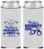 Custom Bachelorette Neoprene Slim Can Coolers - Police Security Crew | 60091