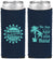 Custom Bachelorette Neoprene Slim Can Coolers - Sun Sand Drink Hand | 60114