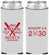 Custom Bachelorette Neoprene Slim Can Coolers - Last Swing Before Ring | 60127