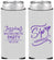 Custom Bachelorette Neoprene Slim Can Coolers - Sip Happens | 60197