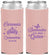 Custom Quinceanera Neoprene Slim Can Coolers - Bienvenidos A Mis Quince | 70005