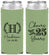 Custom Anniversary Neoprene Slim Can Coolers - Cheers To 25 Years | 80002