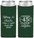 Custom Anniversary Neoprene Slim Can Coolers - Cheers To 45 Years | 80006